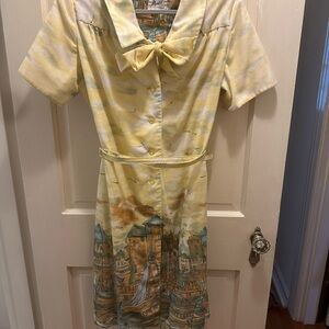 Vintage A Mendel Short Sleeve Dress